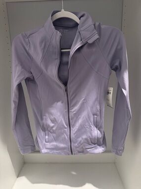 Gilly Hicks Lavender Zip-Up Utility Jacket NWT Size S